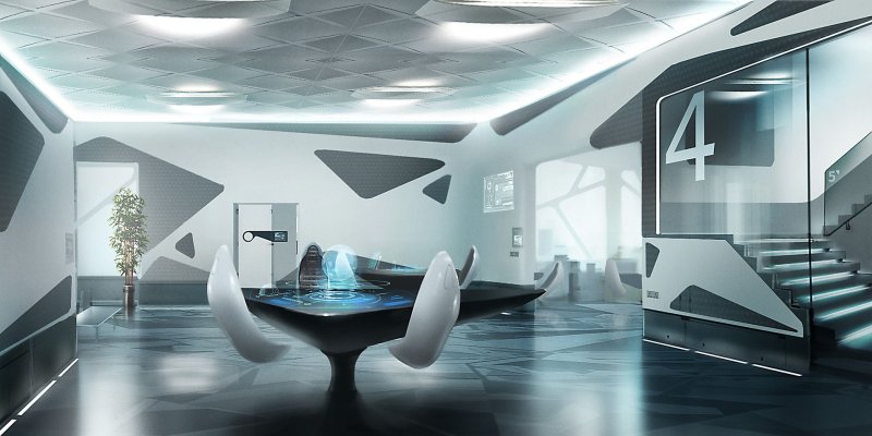 Futuristic interior concept