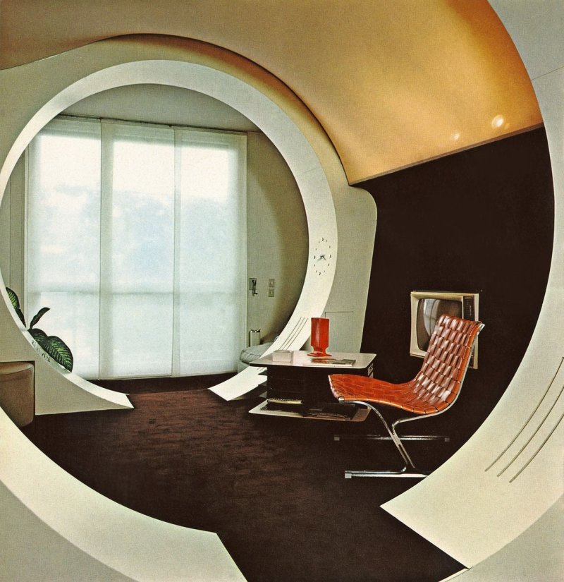 Futurism style interior