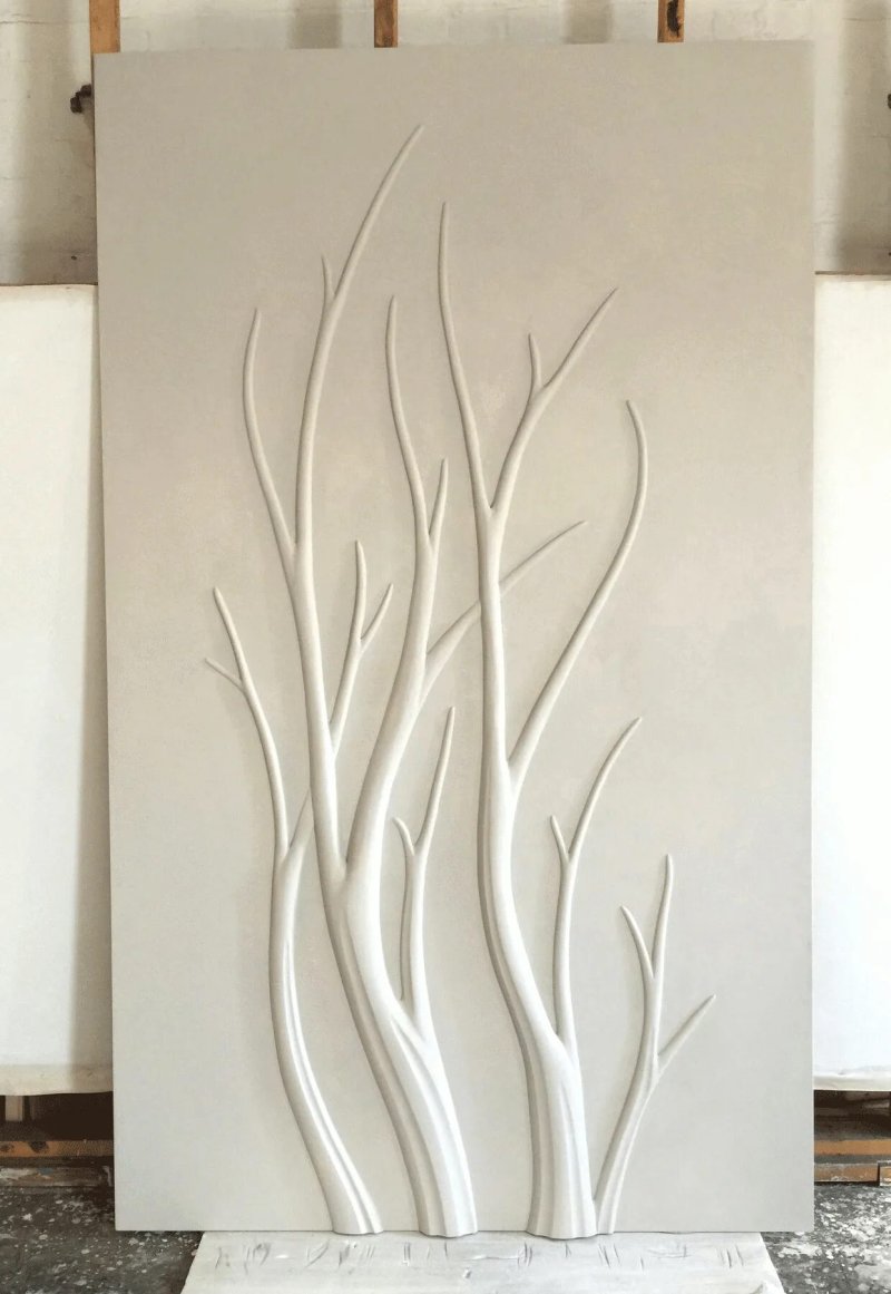 Plaster bas -relief VGT