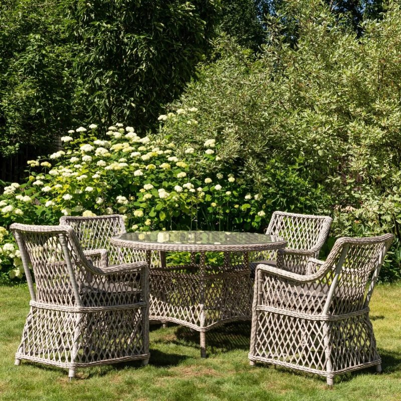 Wicker furniture made of artificial rattan