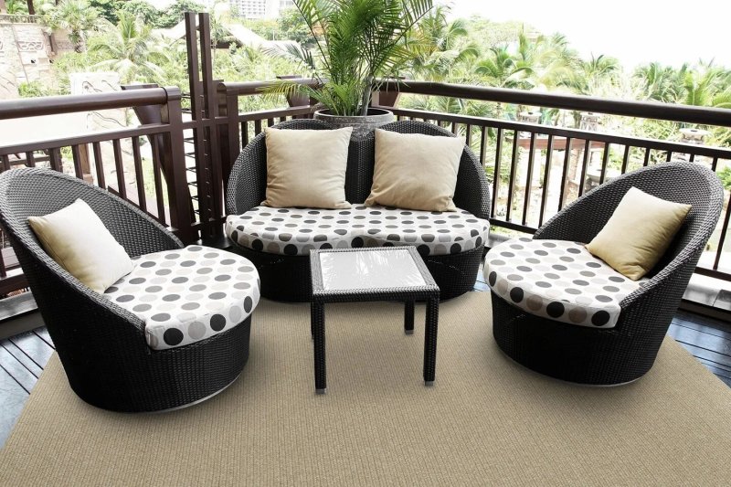 Artificial rattan furniture