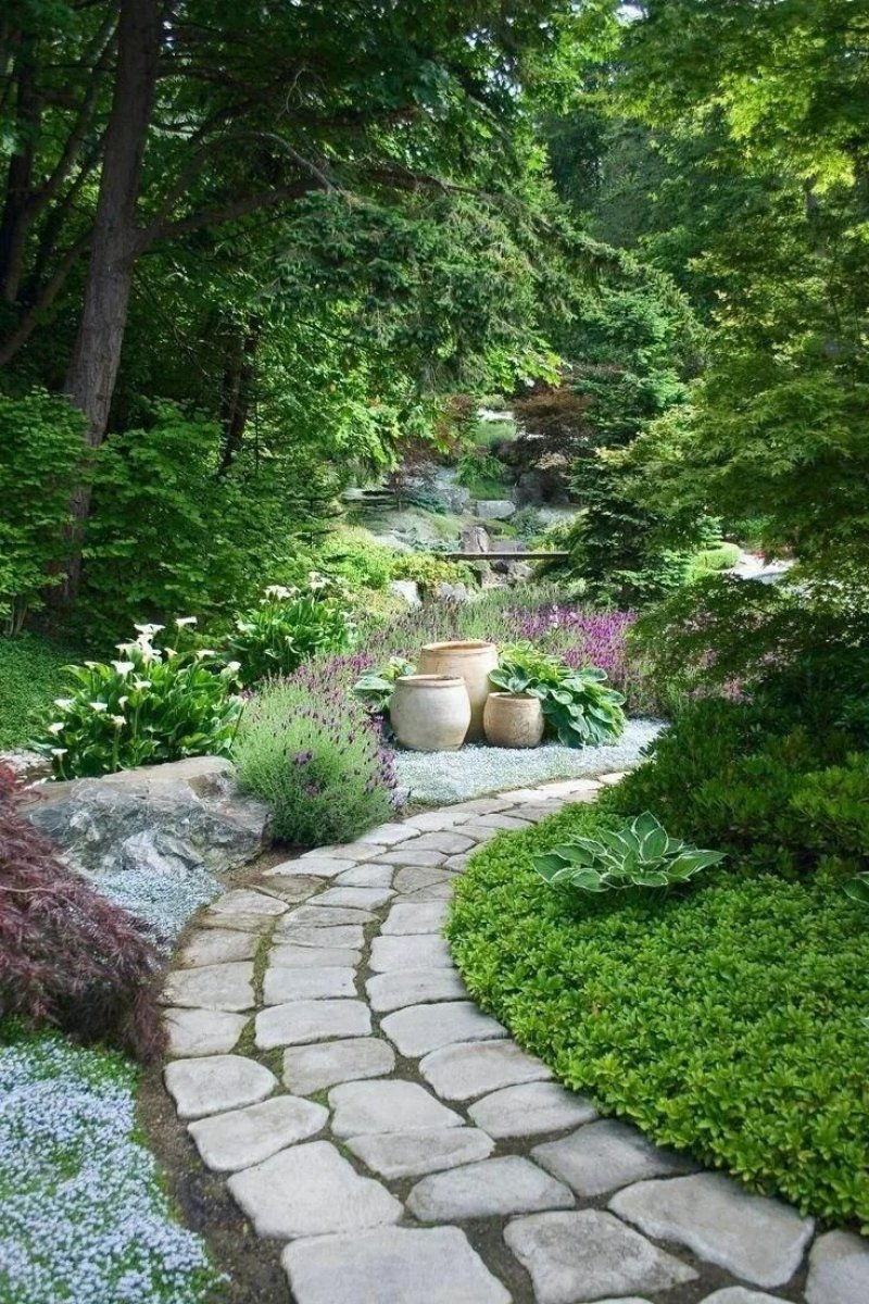 The path in the garden