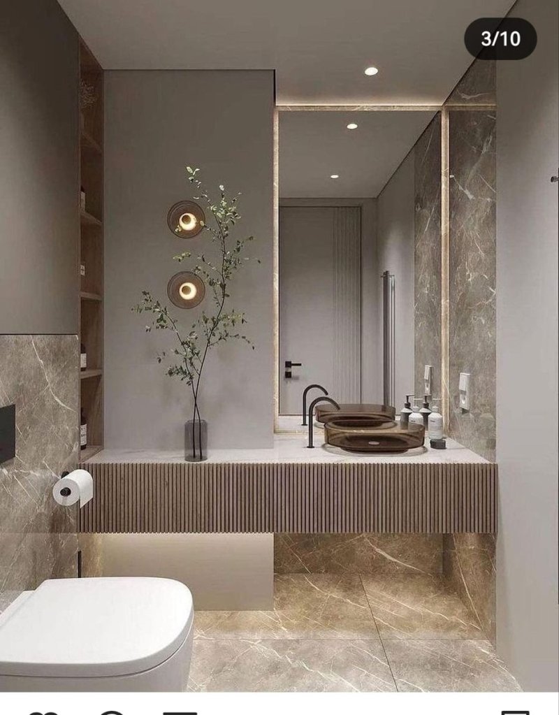 Modern bathroom design