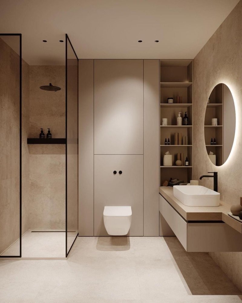 Modern bathroom design