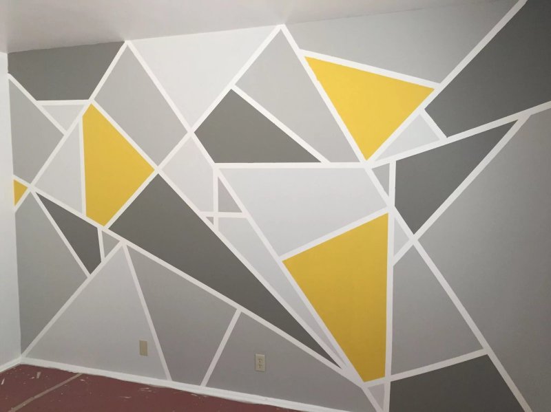 Geometric patterns on the walls