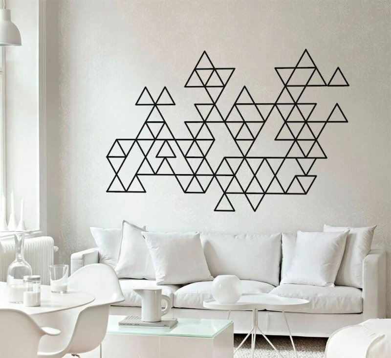 Geometric wall decor