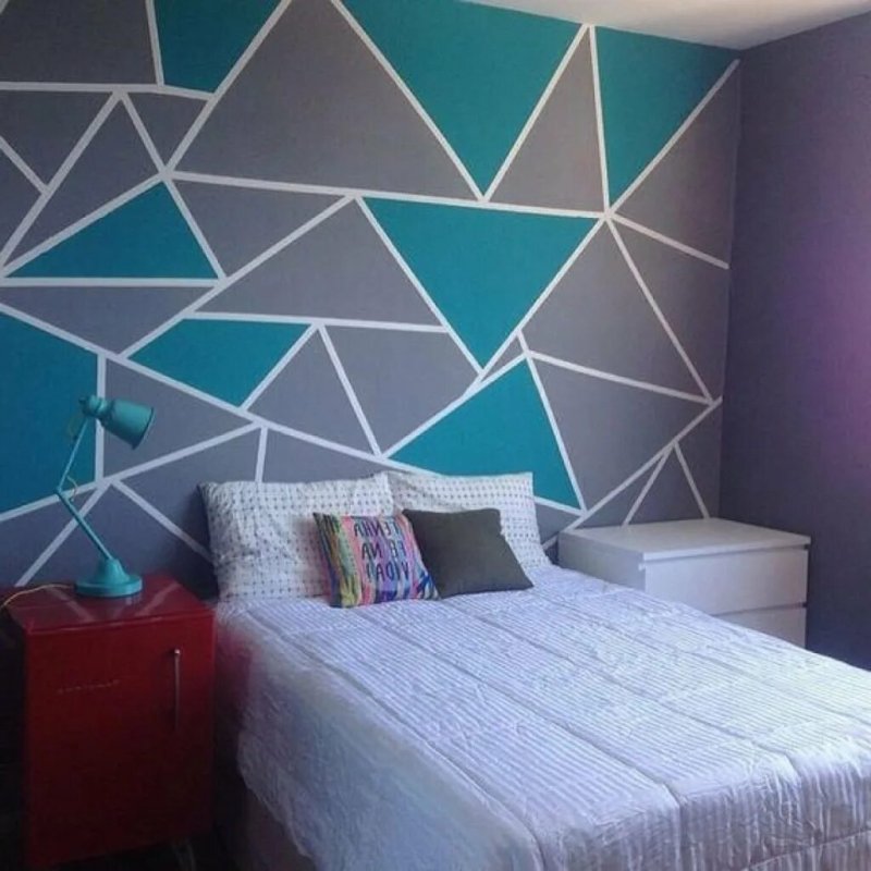 Geometric patterns on the walls