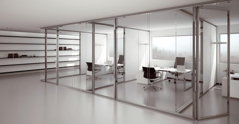 Office glass partitions