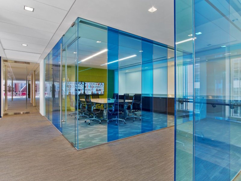 Glass partitions Office