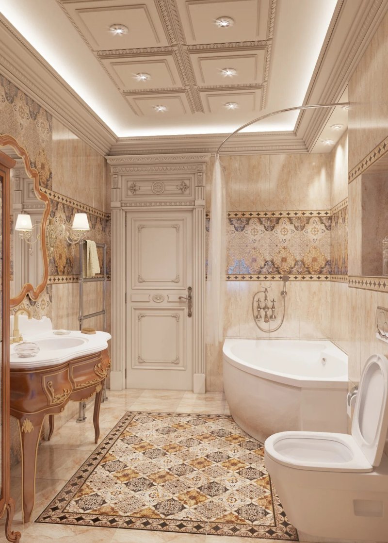 Bathroom in a classic style