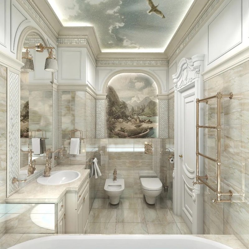 Classic style bathroom design