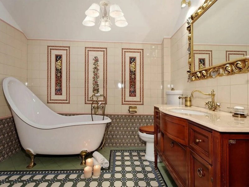 Classic -style bath design