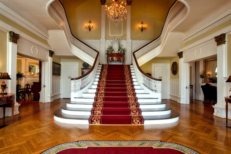 The staircase is ceremonial