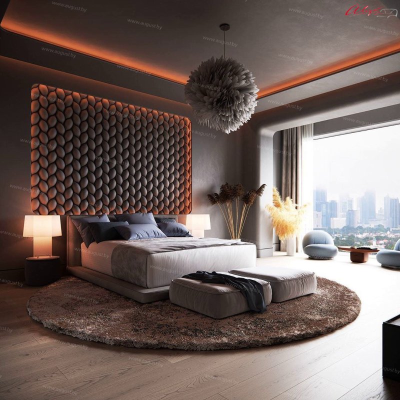 Bedrooms in modern style