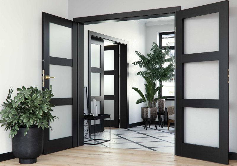 Fashionable doors interior