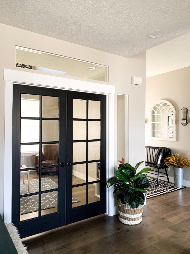 French doors in the interior