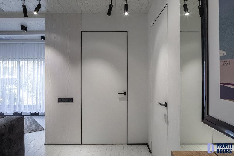 Hidden installation doors