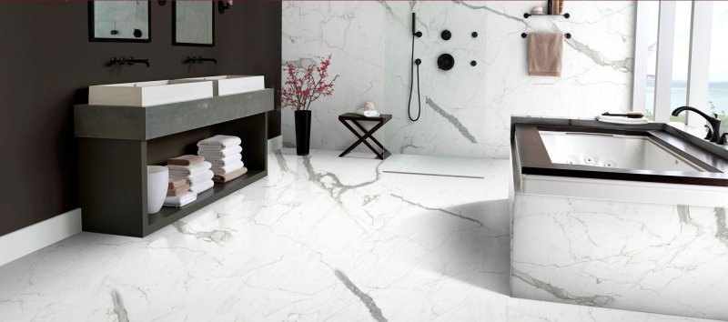 Marble tiles