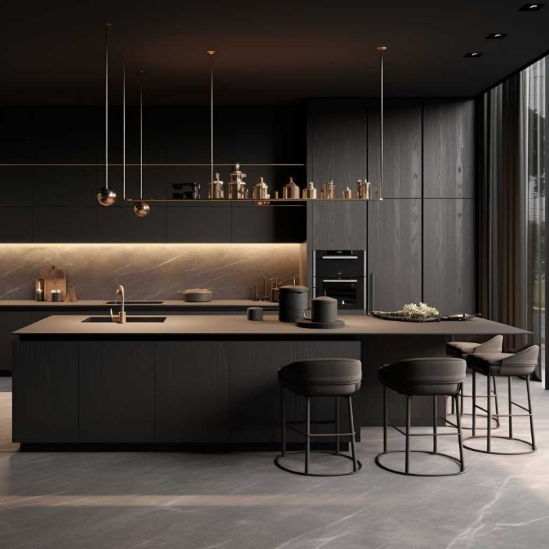 Modern kitchen interior