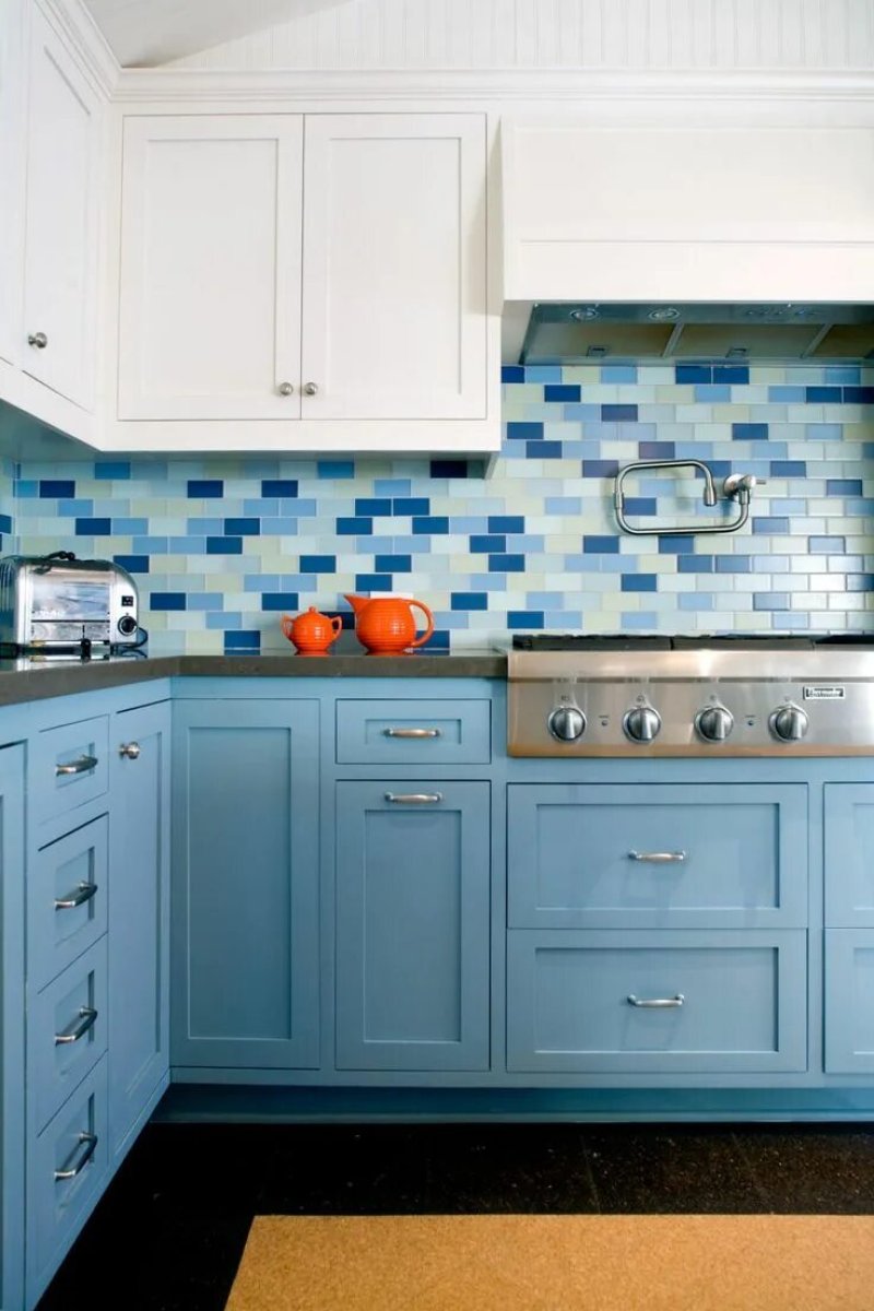 Blue kitchen