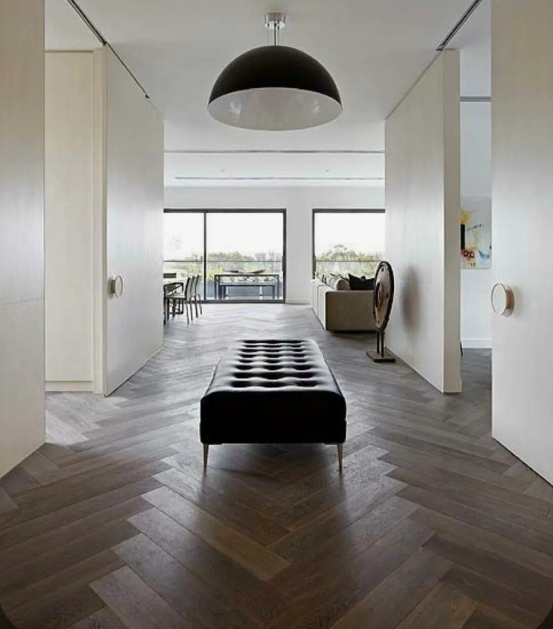 Parquet in a modern interior