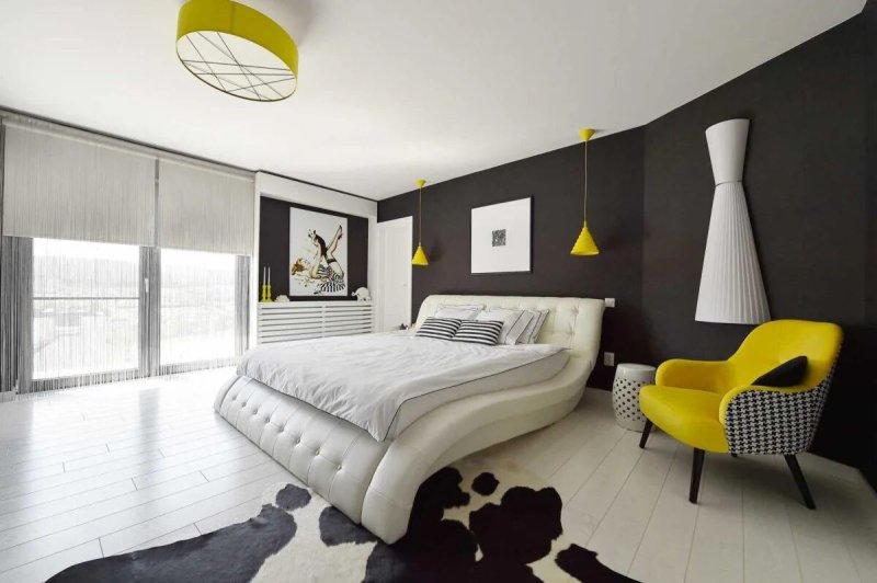 Bedrooms in modern style