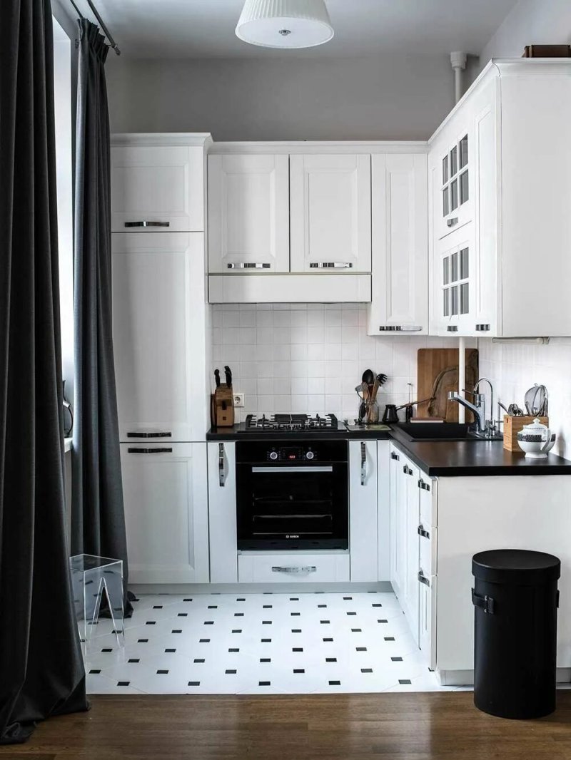 Ikea kitchen white corner