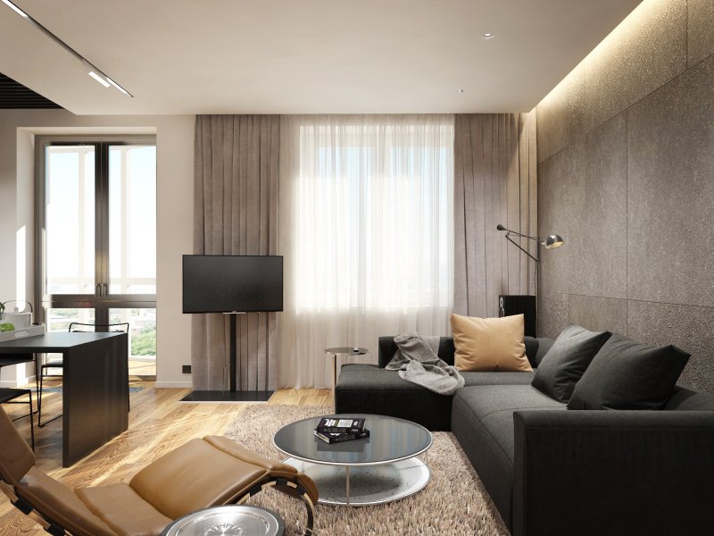 The interior of apartments in a modern style