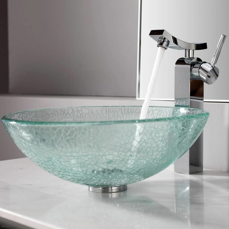 Glass sink