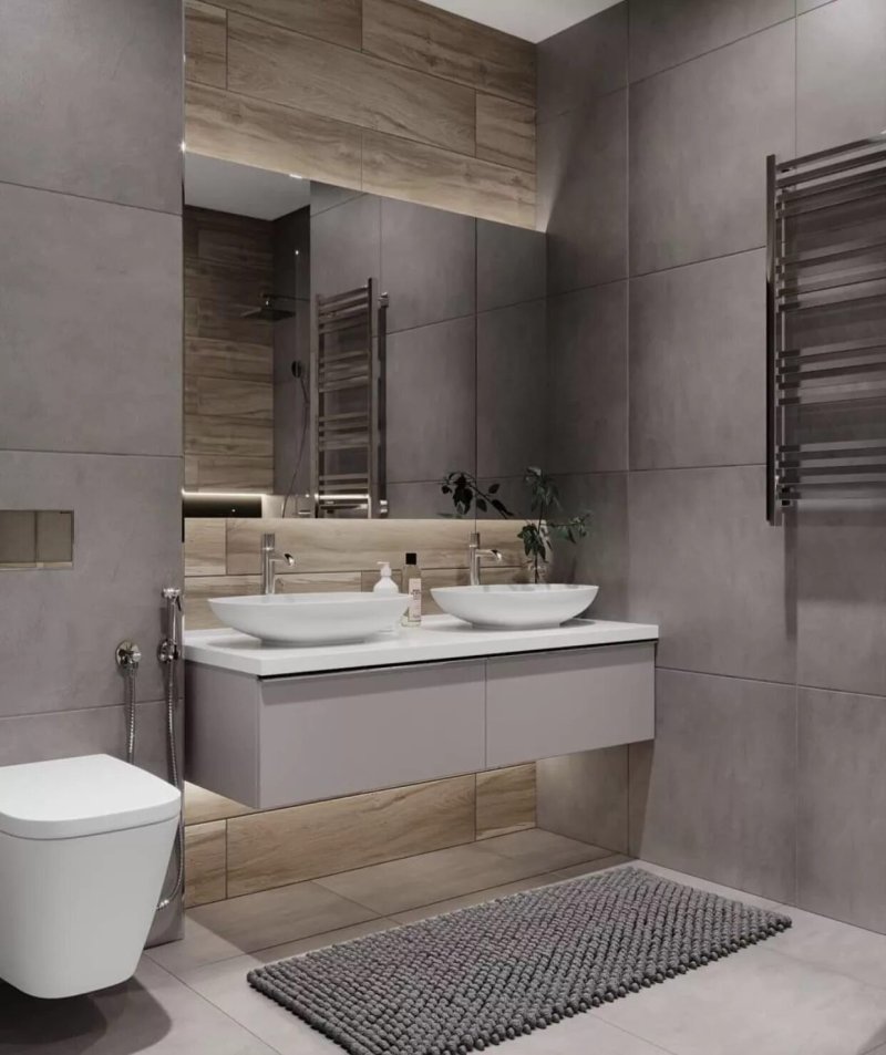 Bathroom design in a modern style