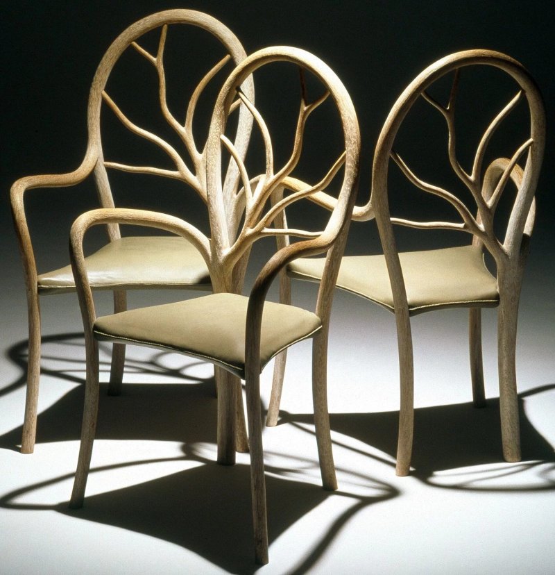 Ar-nouveau modern chair