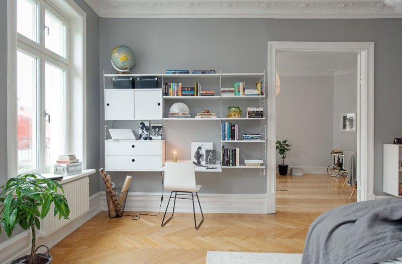 Scandinavian style in the interior of the apartment