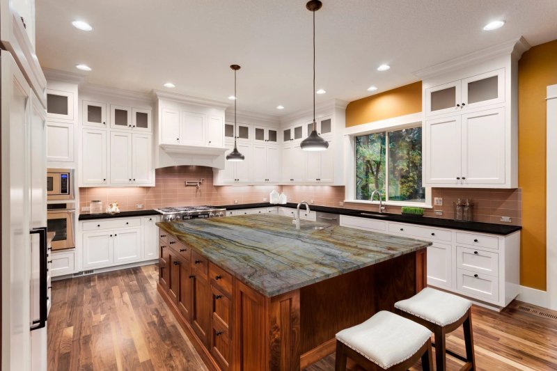 Marble countertop for the kitchen