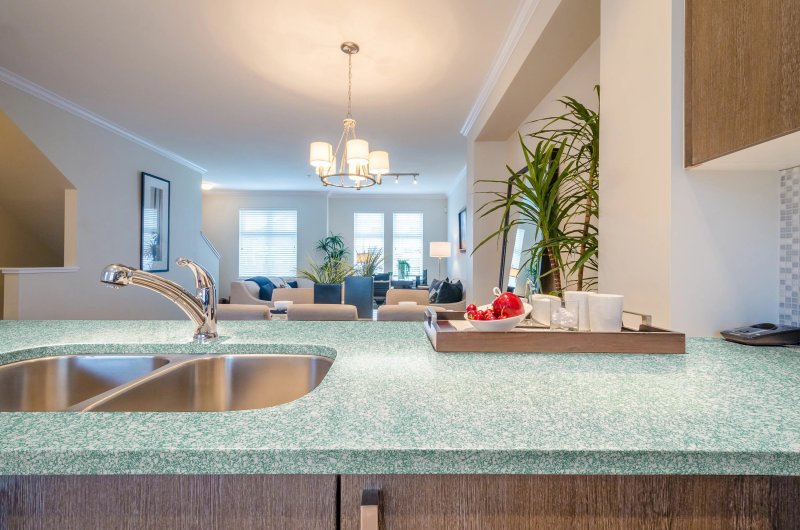 A countertop for the kitchen