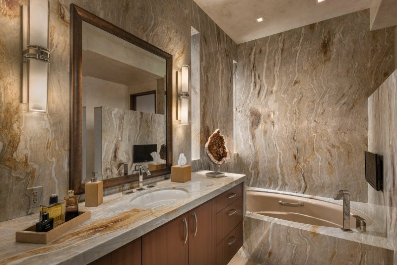 Bathroom for marble onyx