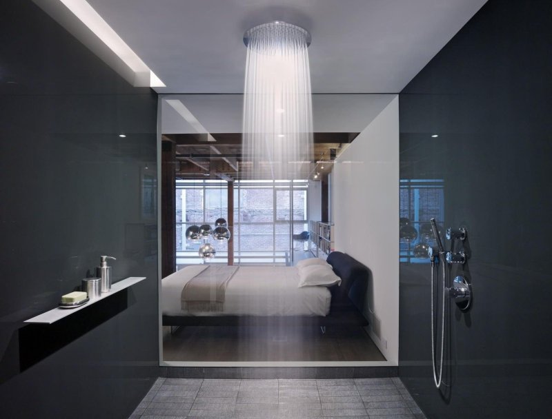 Shower in modern style