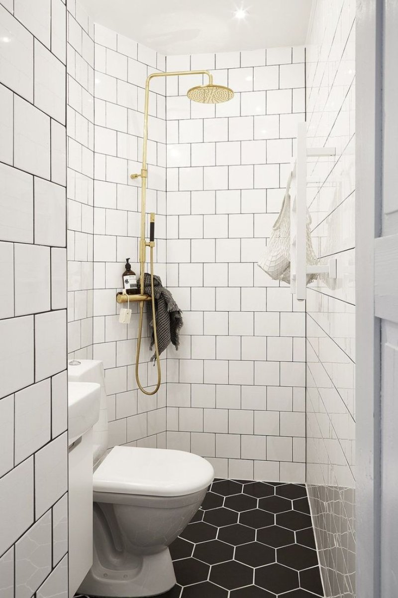 Bathroom white tile