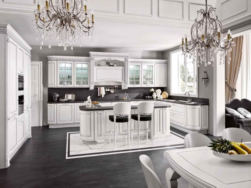 Classic kitchen white