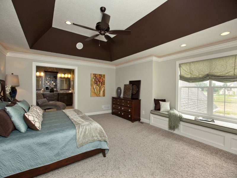 Ceilings in the bedroom