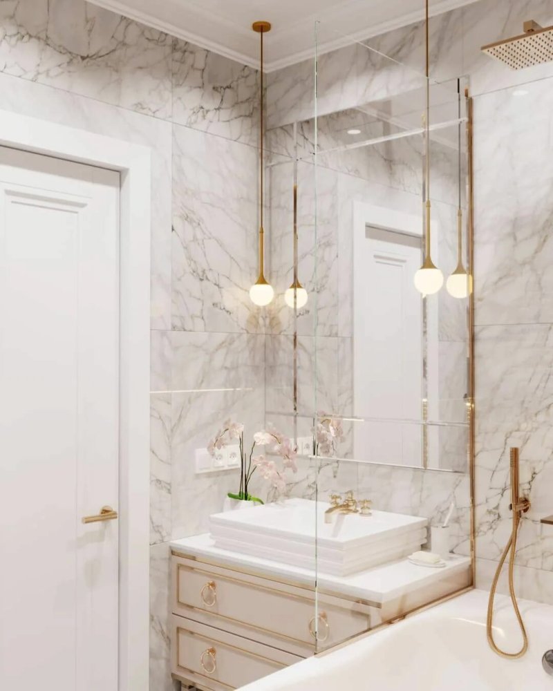 Bathroom for marble design