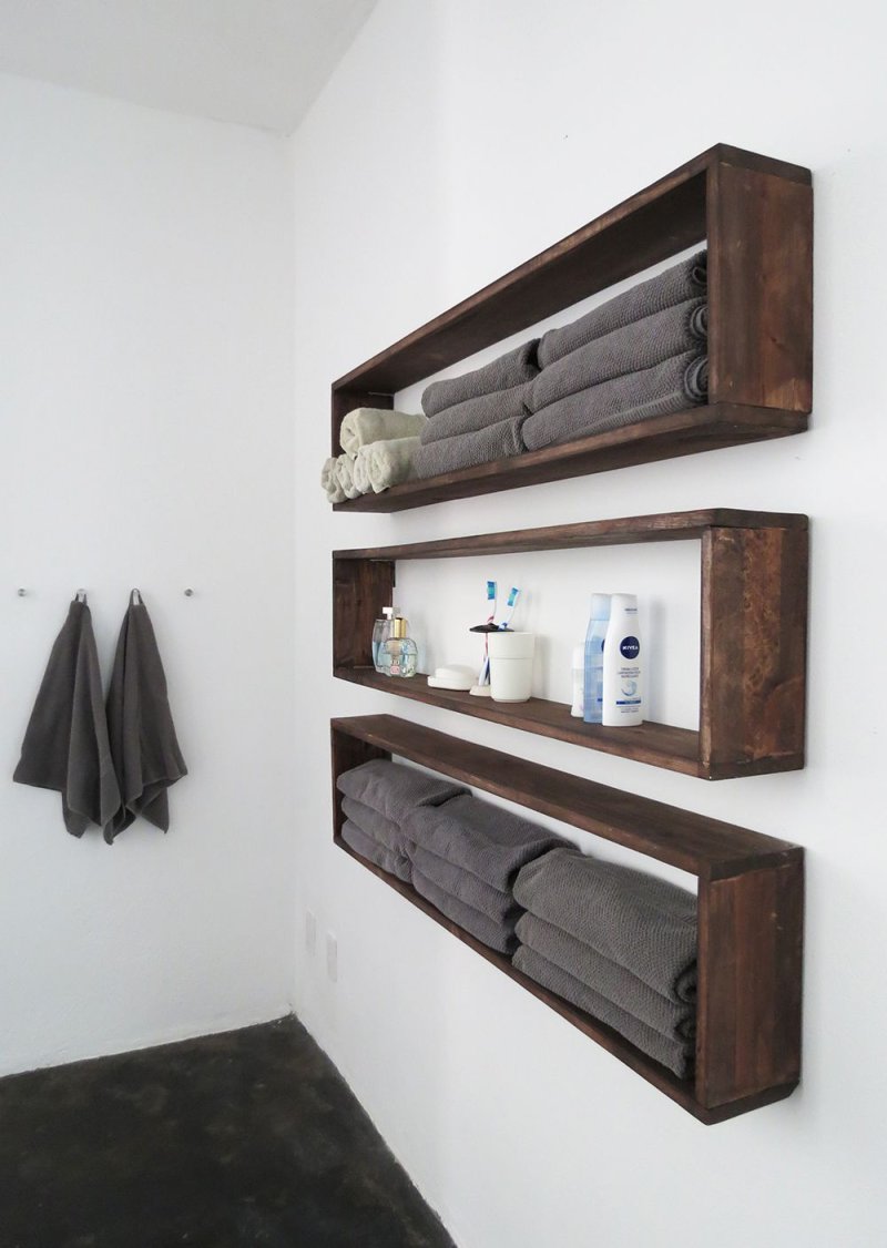 Wooden bathroom