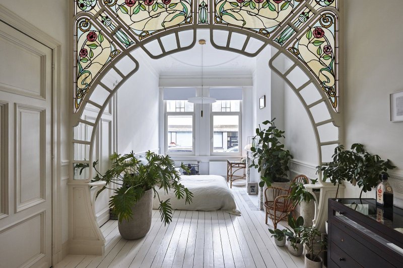 Art nouveau style in the interior