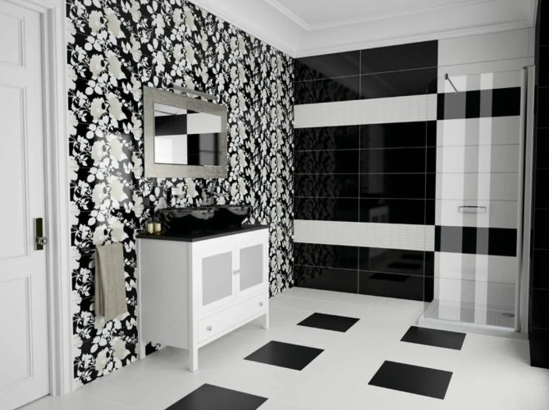 Black & White Mix GP6BWM99 porcelain tile