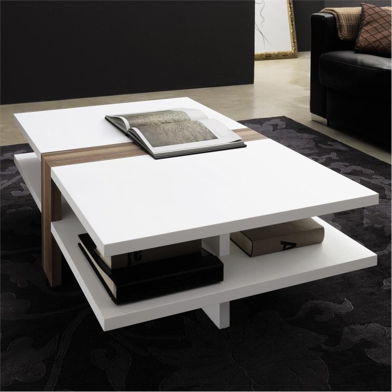 Coffee table in the interior