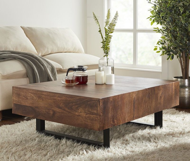 Square coffee table