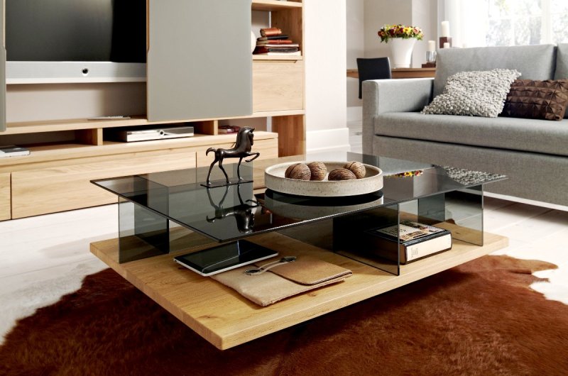 Coffee table in modern style