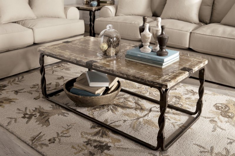 Coffee table in the interior