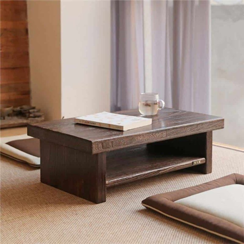 Japanese table with tatami