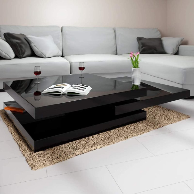 Toferide coffee table, glossy black