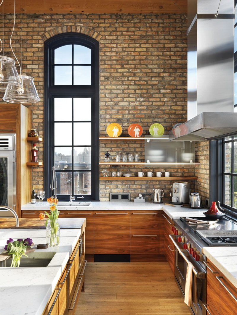 Loft style kitchens